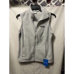 NWT Columbia Woman's Benton Springs Vest Cirrus Grey Heather Size Medium